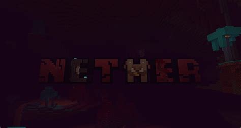 I Made A Nether Update Logo Minecraft
