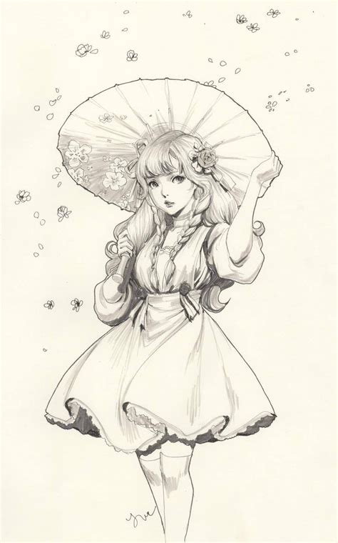 Anime Girl Drawings Art Drawings Sketches Anime Art Girl Manga Art