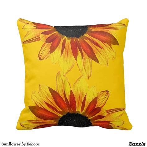 You make a difference quote with sunflowers throw pillow. Sunflower Throw Pillow | Zazzle.com | Throw pillows, Decorative throw pillows, Pillows
