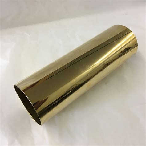 Brassfinders Polished Brass Round Tubing 3 Inch Diameter X 050