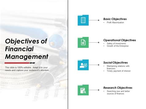 Objectives Of Financial Management Ppt Powerpoint Presentation File