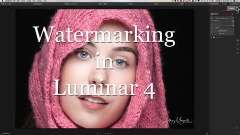 How To Apply Your Watermark Using Luminar 4