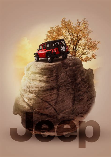 Check Out My Behance Project “jeep Poster”