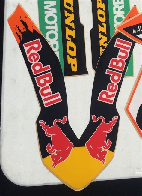 Red Bull Ktm Graphics Kit New Style Red Bull Team Ktm M Decals