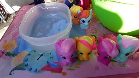 My Little Pony Pool Party Splash Competition Youtube