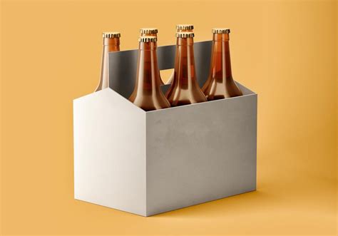 Six Pack Beer Packaging Mockup Freebies