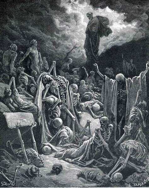 The Vision Of The Valley Of Dry Bones By Gustave Dore Art Renewal Center