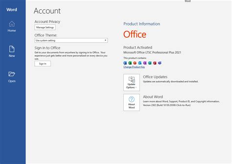 Microsoft Office Professional Plus 2021 Vl Version 2302 Build 16130