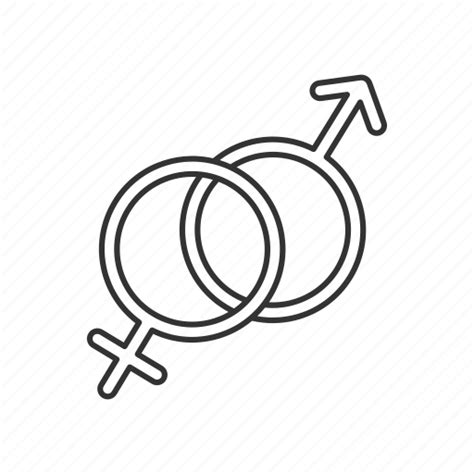 Female Gender Heterosexuality Male Man Sex Sign Woman Icon