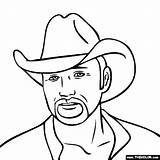 Coloring Tim Mcgraw Pages Nelson Willie Template Thecolor sketch template