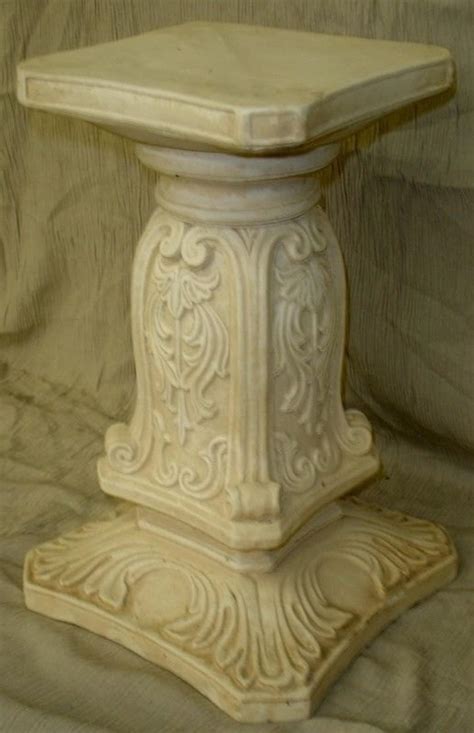 14 Ornate Pedestal Column Sculpture Home Decor Etsy