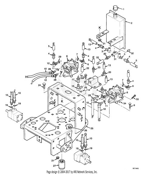 Scag Swz36 14ka 70000 79999 Parts Diagram For Hydraulic Assembly