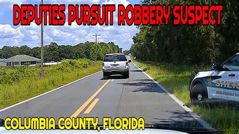 Robbery Suspect Lead Deputies On High Speed Chase Youtube