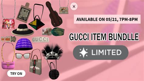 Roblox Has Just Released 16 New Gucci Limited Items Youtube