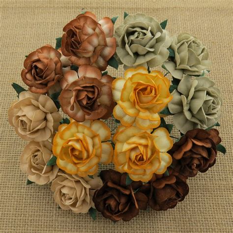 Tea Roses Promlee Flowers Wholesale Mulberry Paper Flowers Direct