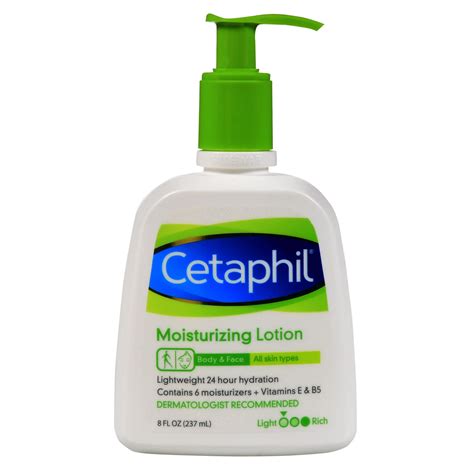Cetaphil Moisturizing Lotion Body And Face For All Skin Types 8 Fl Oz