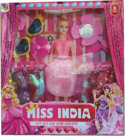Kv Impex Miss India Doll Miss India Doll Buy Barbie Doll Set Toys In India Shop For Kv