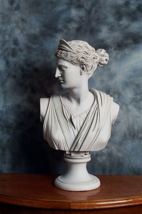 Diana Chasseresse Marble Bust Marble Sculpture Bust