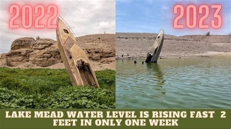Lake Mead Water Level Is Rising Fast 2 Feet In Only One Week Youtube