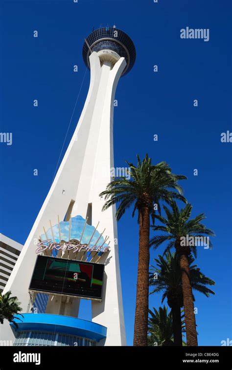 The Stratosphere Tower Las Vegas Stock Photo Alamy