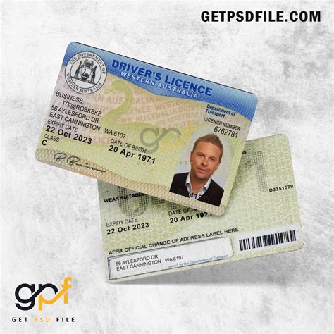 Australia Driver License Psd Template Download By Getpsdfile Issuu