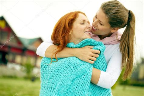 Two Embracing Passionate Lesbians Stock Photo Pressmaster 126755502