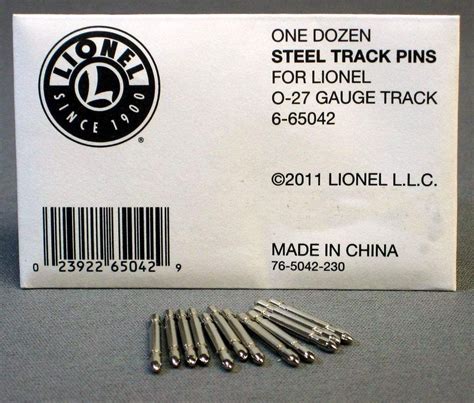 Lionel O 27 Scale Steel Track Pins Tracks Amazon Canada