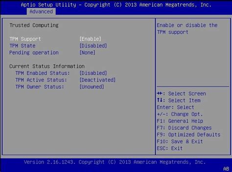 How To Enable Trusted Platform Module Tpm V2 0 In Bios In Windows 10