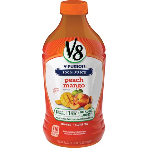 V8 Peach Mango 46 Oz