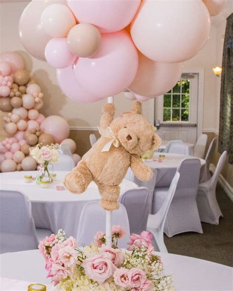 Adorable Teddy Themed Baby Shower In Pink