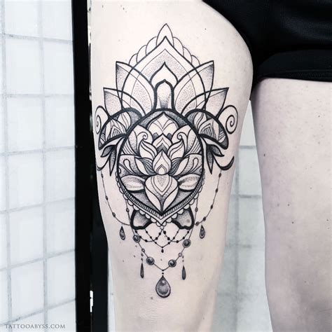 Turtle Mandala Tattoo Abyss Montreal