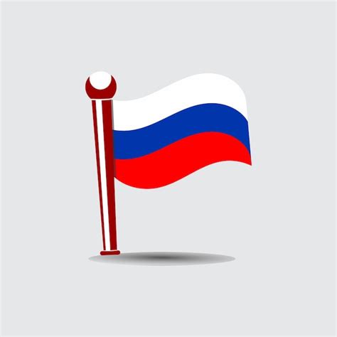 Premium Vector Russia Flag Vector Design