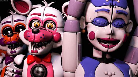 Ballora Foxy Five Nights At Freddys Sister Location Hd Fnaf Wallpapers Hd Wallpapers Id 46853