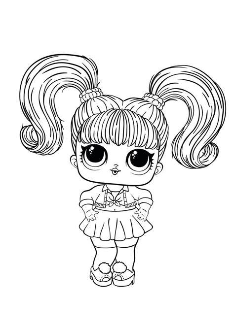 They dressed up in the warmest and most beautiful things to walk and have fun all day. Coloring pages - LOL Surprise Hairgoals and LOL Surprise ...