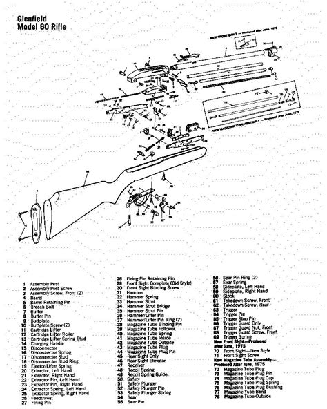 Parts For Marlin Glenfield Model 60