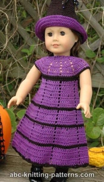 American Girl Doll Witchs Dress ~ Free Crochet Pattern