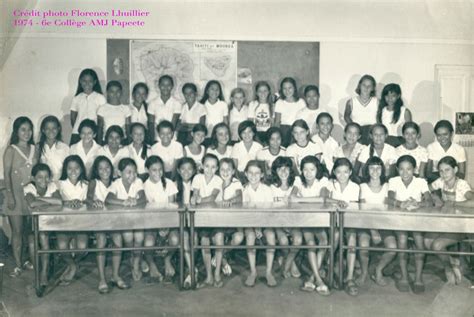 Collège Anne Marie Javouhey Tahiti Album AMJ d antan