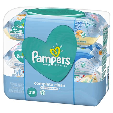 Pampers Complete Clean Baby Fresh Scent Wipes 3 Pk 72 Ct Shipt