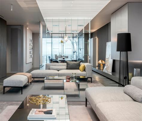Shades Of Grey Apartment Interior Design Shanghai China Ippolito
