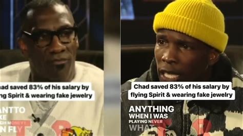 chad ocho cinco saved 83 of his salary by flying spirit and wearing fake jewellery youtube
