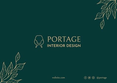 Personalize This Elegant Portage Interior Design T Certificate