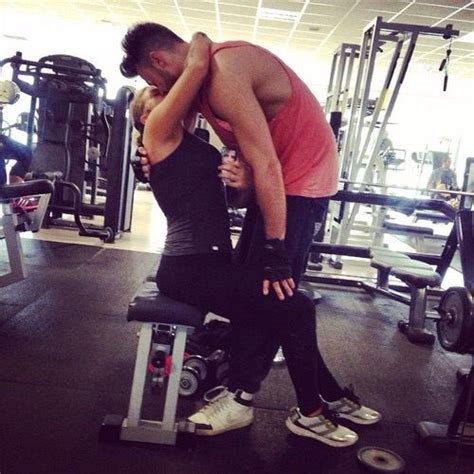 ⊱ɛʂɬཞɛƖƖą⊰ Gym Couple Couple Goals Weight Training Beauty And The
