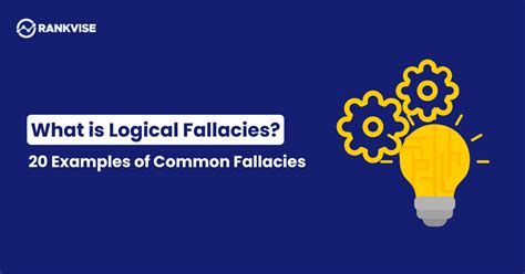 What Is Logical Fallacies 20 Examples Of Common Fallacies