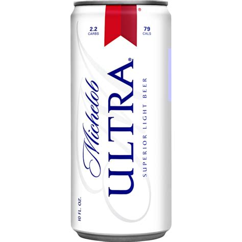 Michelob Ultra Light Beer 10 Fl Oz Can 42 Abv Beer Wine