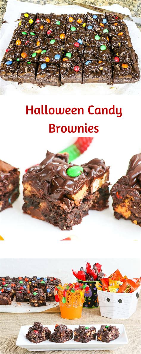Halloween Candy Brownies Sundaysupper Desserts Required