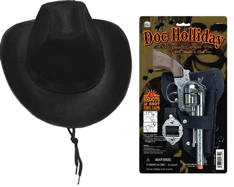 Toy Cap Gun Wild West Die Cast Replica Toy Revolver Gun Holster Set