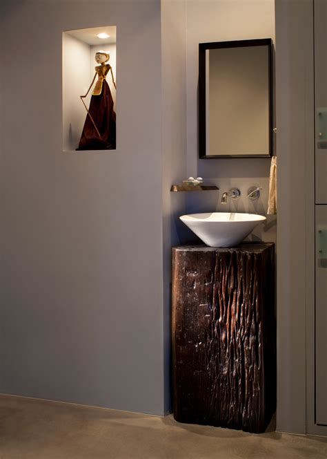 Impressive Kohler Sinks In Powder Room Contemporary With