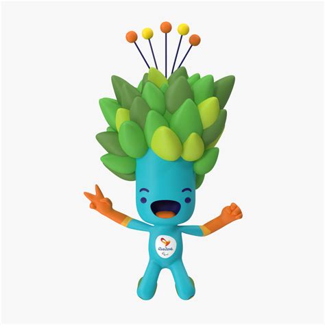 3d Max 2016 Olympics Mascots Vinicius