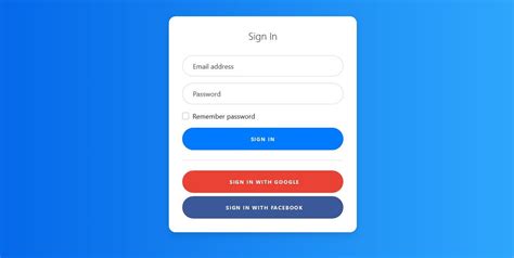 Bootstrap Login Form Example Riset Hot Sex Picture