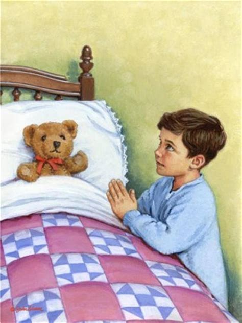 Boy Praying At His Bedside Artist John Sloane Night Prayer Good